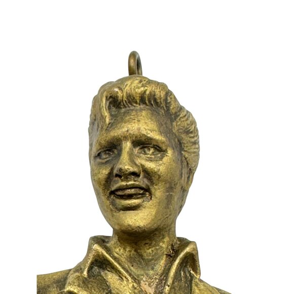 Hallmark Keepsake Gold Crown Exclusive Elvis 1992 Brass-Tone Ornament QX562-4 - Picture 13 of 15